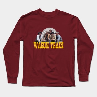 Wagon Train - 50s Tv Western Long Sleeve T-Shirt